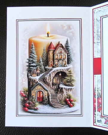 Festive Candle Mini Page Kit by Davina Rundle