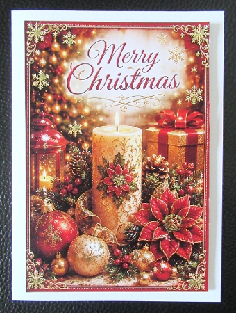 christmas candle red by Davina Rundle