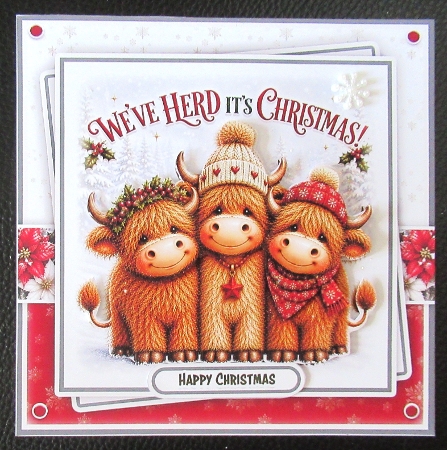 Christmas Cows Mini Kit by Davina Rundle