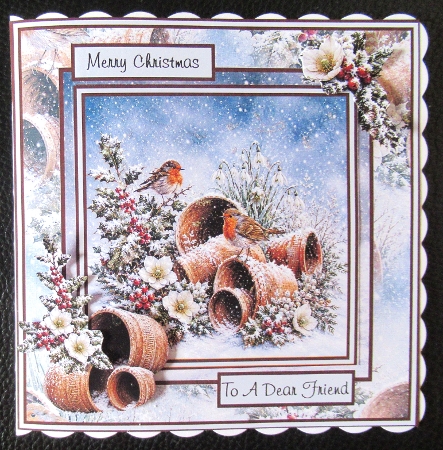 Minikit Winter Robins by Davina Rundle