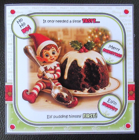 Christmas Pudding Elf Mini Kit by Davina Rundle