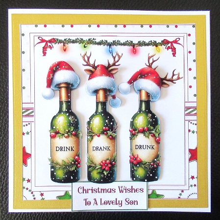 6x6 Christmas cheers choice of four mini kit by Davina Rundle