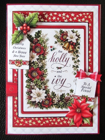 Floral Festive Wishes by Davina Rundle
