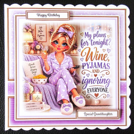 Wine & Pyjamas Mini Kit by Davina Rundle