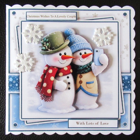 Selfie Snowmen Mini Kit by Davina Rundle