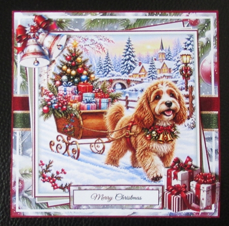 Jingle Bells Sleigh 3 Mini Page Kit  by Davina Rundle