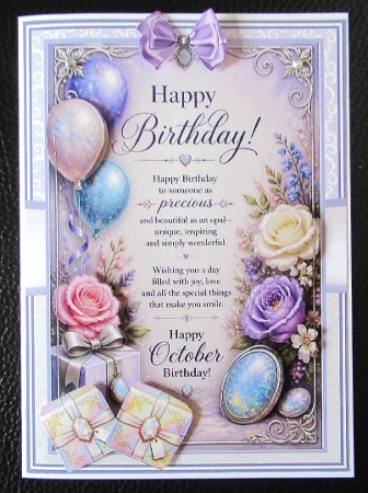 OCTOBER BIRTHDAY by Davina Rundle