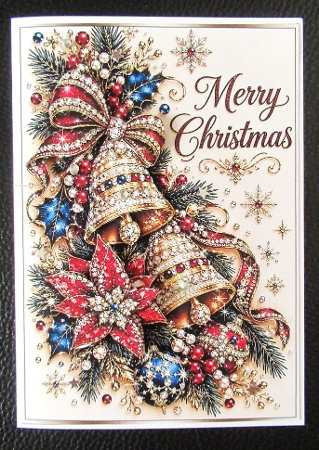 Christmas Bells Card Front Kit-3 by Davina Rundle