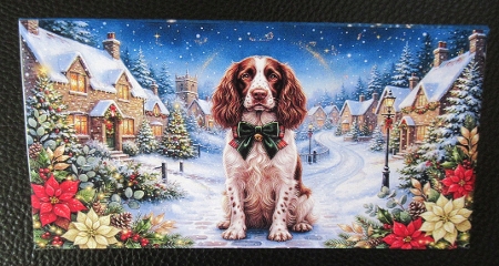 Christmas Wish —  Money Wallet Springer spaniel 2 by Davina Rundle