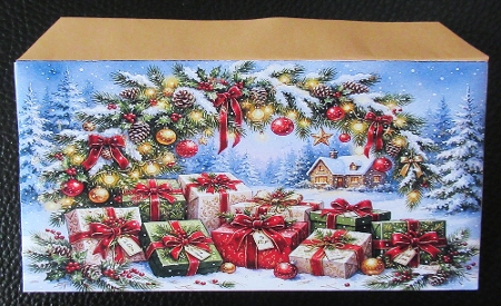 Christmas money wallet by Davina Rundle