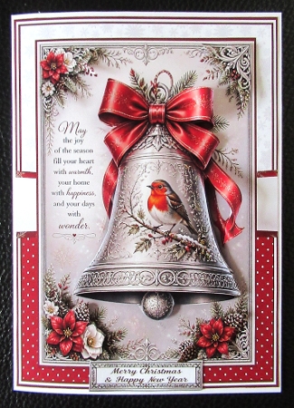 CHRISTMAS BELL - ROBIN by Davina Rundle