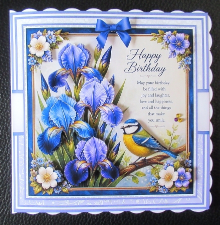 BIRTHDAY IRIS by Davina Rundle