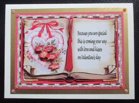Heartand Flowers for You on Valentine's Day by Davina Rundle