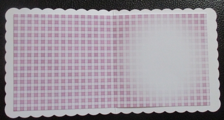 Men's Gingham Square Portrait or Landscape Insert by Davina Rundle