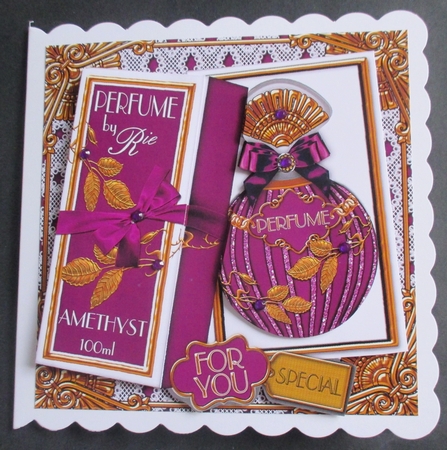 Amethyst Boxed Perfume for You Decoupage Step-by-step by Davina Rundle