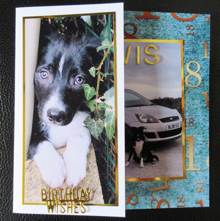 Deep Aqua and Gold 18th Birthday A4 Backing Paper by Davina Rundle