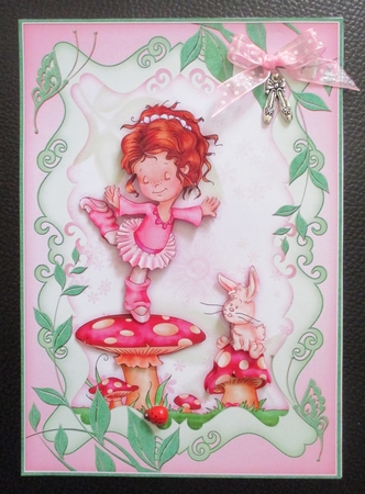 Little Ballerina Topper & Decoupage by Davina Rundle