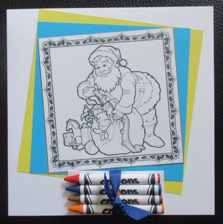 Digital Stamp - Santa Filling His Sack by Davina Rundle