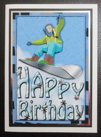 Snowboarding by Davina Rundle
