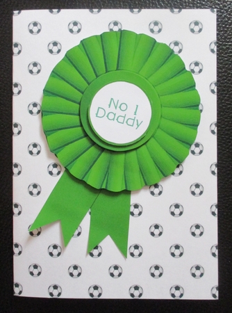 Green Rosette 3D Decoupage by Davina Rundle