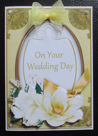 Lemon Magnolia Your Wedding Day Oval 7x5in Step by Step by Davina Rundle