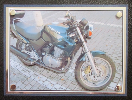 Honda Motorbike A4 by Davina Rundle