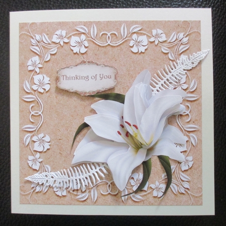 3D Decoupage Lily by Davina Rundle