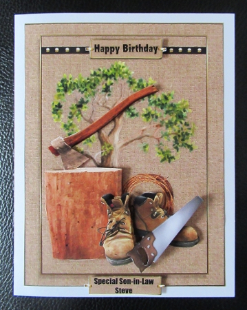 The Wood Cutter One for the Men by Davina Rundle
