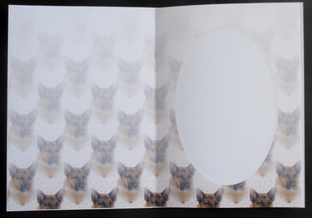 German Shepherd Portrait Insert by Davina Rundle