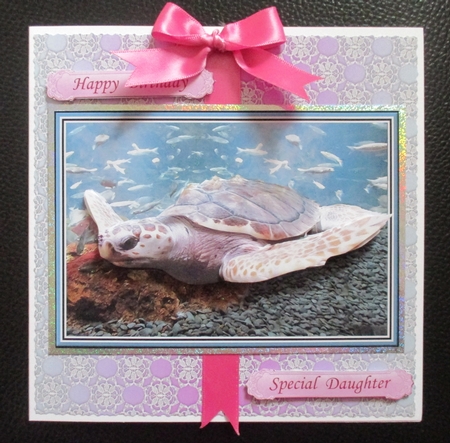Turtle Scene 3D Decoupage by Davina Rundle