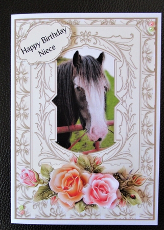 Horse and Blooms by Davina Rundle