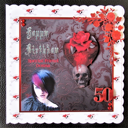 Emo - Teen Birthday 8x8 by Davina Rundle