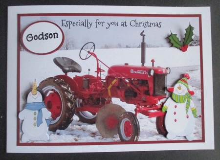The Christmas Tractor by Davina Rundle