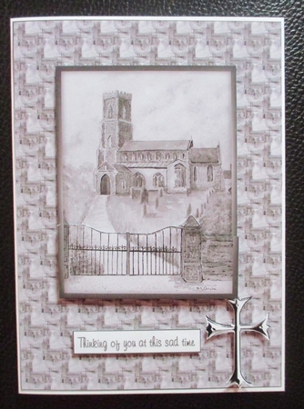 Black and White Church Sympathy by Davina Rundle