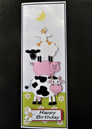 Farm Animal Frolics Large Dl by Davina Rundle