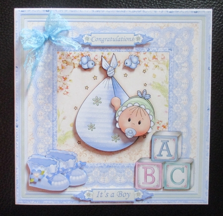 New Baby Boy Bundle Mini Kit & Decoupage by Davina Rundle