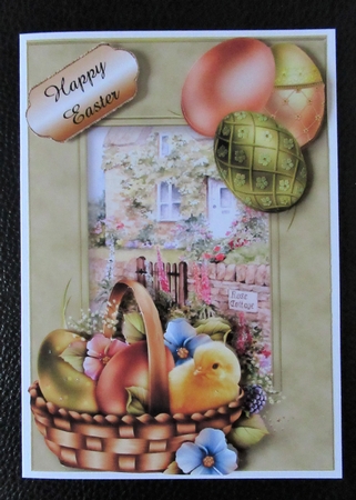 Easter Chick at the Rose Cottage by Davina Rundle