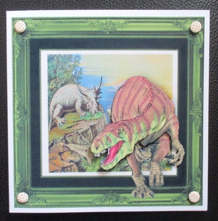 Dinosaur Out of the Frame by Davina Rundle