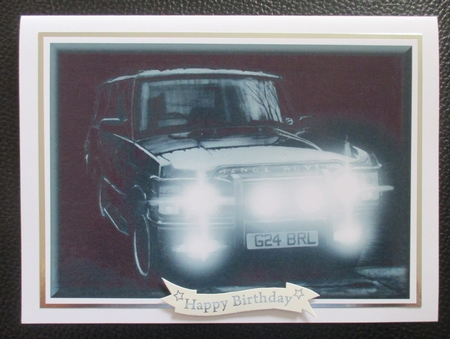 Range Rover and Classic Mini by Davina Rundle