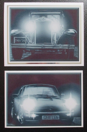 Porsche 911 and 1929 Chevrolet by Davina Rundle