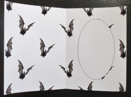 Halloween Bat Insert 1 by Davina Rundle