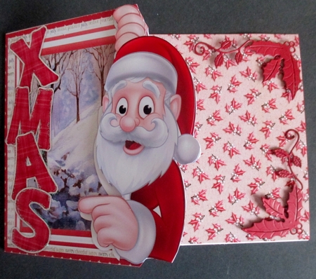 12 x A4 Kraft Christmas Red by Davina Rundle