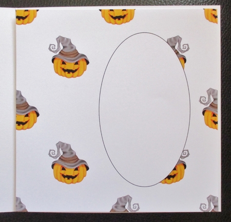 Halloween Jack-o-lantern Insert by Davina Rundle