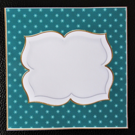 Peacock Star Flake 7in Fancy Insert Panel by Davina Rundle