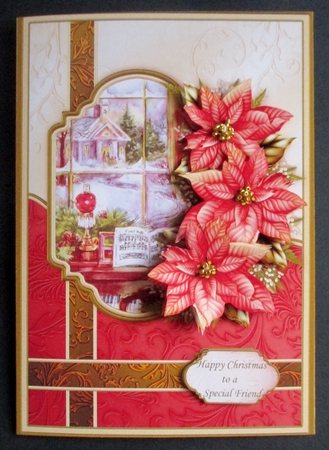 Christmas Carols at the Piano Card Topper & Decoupage by Davina Rundle