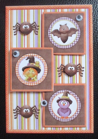 Halloween Three Square Quick Card by Davina Rundle