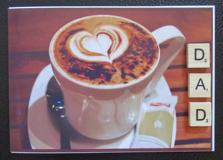 Coffee Heart A4 by Davina Rundle