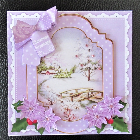 Snowscence Christmas Greetings 6in Christmas Step by Step by Davina Rundle