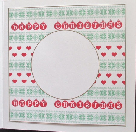 Nordic Christmas Blank Insert 7 Approx: 7.75" Square by Davina Rundle