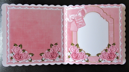 Dancing Couple Wedding Day to Fit 6in Folded Insert by Davina Rundle
